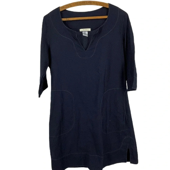 Prairie Underground navy tunic pockets M - Picture 2 of 4